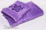 Комплект полотенец  FIESTA Bellissimo фиолетовый 50х90+ 70х140 